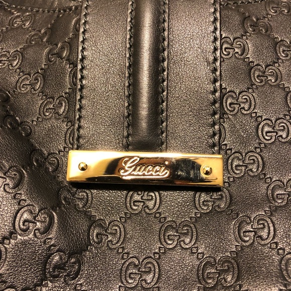 Never used Black Gucci Guccissima Hobo Handbag - Picture 3 of 8
